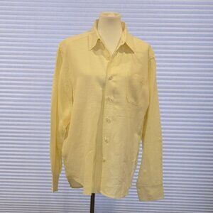 Tommy Bahamas Long Sleeve 100 Percent Linen Shirt
